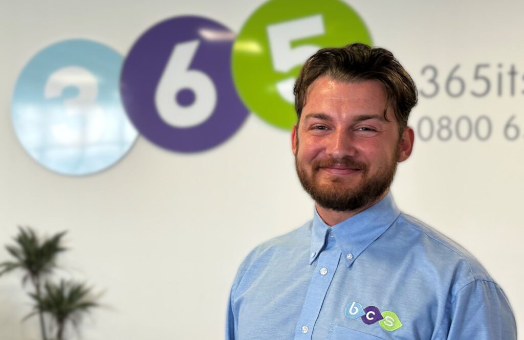 Aaron Rosser, a technical account manager for businesses in Kent.