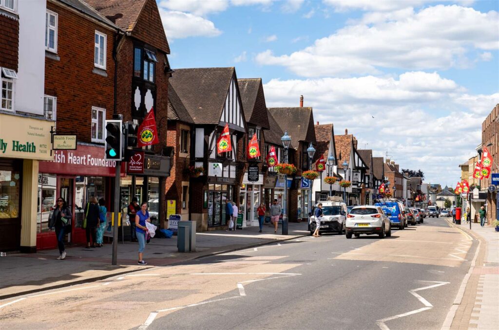 Sevenoaks high street in Kent.