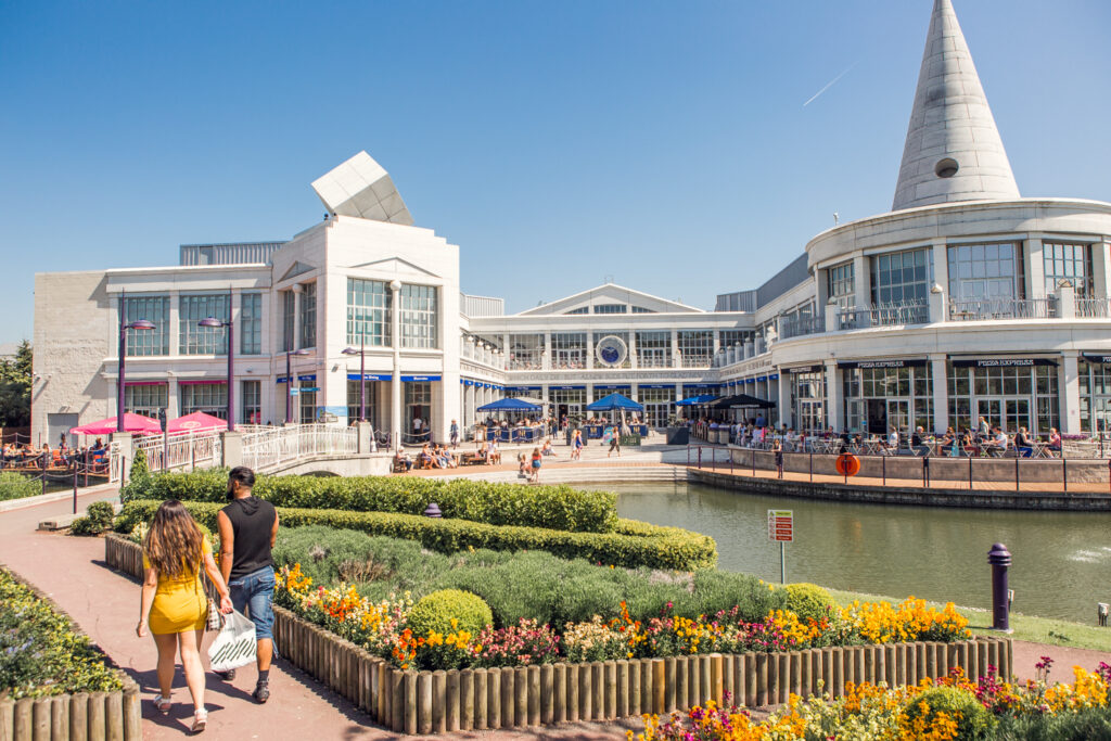 Bluewater shopping centre in Dartford, Kent.